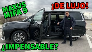 ¿IMPENSABLE AUTONOMÍA REAL MAXUS MIFA 9 FURGONETA ELÉCTRICA 7 plazas de LUJO MOTORK [upl. by Bik]