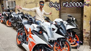 KTM Bikes in Cheap Price 🔥 Only ₹20000  BIKE MARKET  DELHI  Tushar 51NGH [upl. by Zsamot]