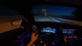 2022 Mercedes E53 AMG COUPE GoPro hero10 POV night ride Vero Beach Florida [upl. by Ahsai]