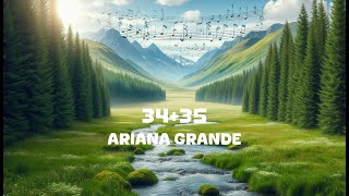 Ariana Grande  3435 Lyrics [upl. by Ellicul]