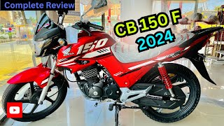 Honda CB 150 F 2024 Model Detailed Review  Fuel average and Price in Pakistan [upl. by Nichols]