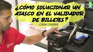 ¿Cómo solucionar un atasco de billetes en un Cashkeeper CK950 [upl. by Honorine]