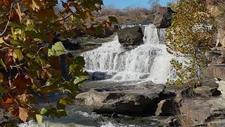 Four minutes of waterfall bliss ✌️ Bluestem Falls Pawhuska Oklahoma [upl. by Halden]