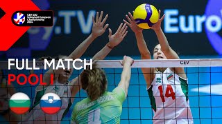 Full Match  Bulgaria vs Slovenia  CEV U20 Volleyball European Championship 2024  Women [upl. by Levana]