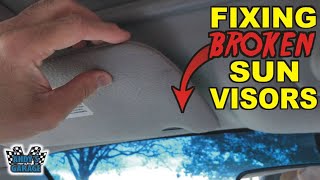 How To Fix A Broken Sun Visor In Your Vehicle Andy’s Garage Episode  189 [upl. by Naor]