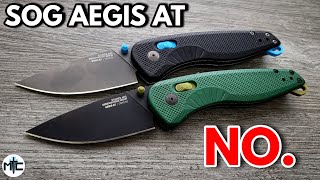 SOG Aegis AT Folding Knife  Overview and Review [upl. by Jp]