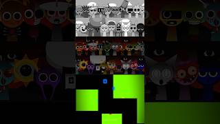 All Incredibox Sprunki Characters Singing Together Mod Happy vs Horror  Blue Bouncing Square [upl. by Nylegna17]