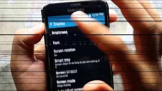 Samsung Galaxy S5  How to Adjust Brightness Android Phone [upl. by Saks134]