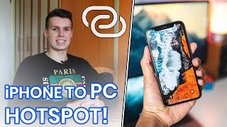 How to Use iPhone Hotspot on PC PS4 Xbox ONE in iOS 12 [upl. by Ahseiyn]