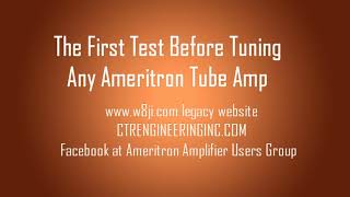 Critical Meter Test Tuning Ameritron Amplifiers [upl. by Normak743]