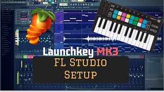 Novation Launchkey Mini MK3 FL Studio Setup Tutorial 2020 [upl. by Lorrie]