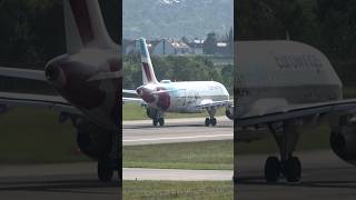 Eurowings Salzburgerland Livery Airbus A320 Takeoff at Stuttgart Airport youtubecreatorcommunity [upl. by Kirshbaum194]