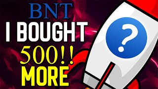 BANCOR NETWORK TOKEN BNT  I Bought More Here is Why [upl. by Mali]