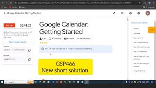 Google Calendar Getting Started GSP466 new shirt solution  skill badge gcp arcadegooglecloud [upl. by Puett]