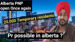 Alberta PNP is open Again  PR in alberta 2024 calgary canada albertapnp [upl. by Riaj]