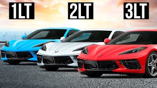 2021 Chevy Corvette Overview of all trim levels [upl. by Anehta]