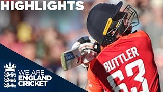 Buttler Leads England To Huge Score  England v Australia IT20 2018  Highlights [upl. by Eneryc320]