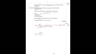 Exam Technique TOF Mass Spectrometry Calculation Question A level Chemistry [upl. by Kristel206]