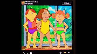 Arthur Muffy Francine and Sue Ellen Swimsuit [upl. by Haraf103]