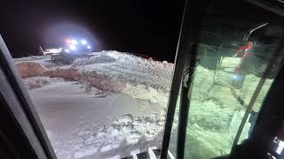 Building Our Steepest Tline With 2 Snowcats [upl. by Haidedej]