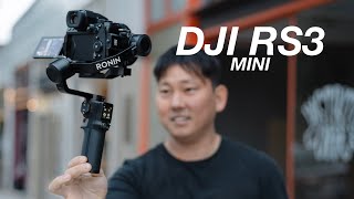 DJI RS3 MINI  The 369 UltraLight Gimbal for Your Full Frame Camera [upl. by Nomzed]