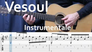 Jacques Brel Vesoul  PlayAlong Tab  Fingerstyle [upl. by Audrey]