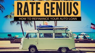 RateGenius Auto Loan Review How to refinance your car loan [upl. by Lyndy544]