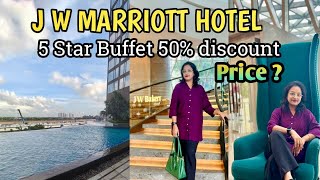 J W Marriott Kolkata Buffet Lunch5 Star Hotel Buffet Discount Infinity Pool J W Marriott Kolkata [upl. by Joe898]