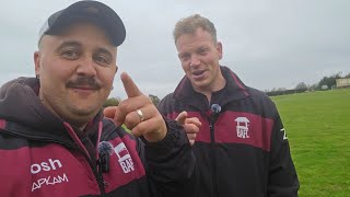 Clarets v Blues Post Match footballcoach grassrootsfootball grf movember footballteam funny [upl. by Haseena]