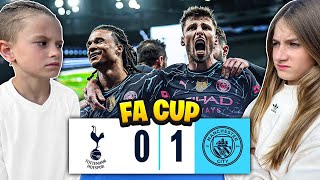 FA CUP HEARTBREAK SPURS VS MAN CITY MATCHDAY VLOG 😤 [upl. by Nymsaj]