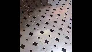 Stainless Steel Perforated Plate Perforated Stainless Steel Sheet Perforated Metal 118quot x 118quot [upl. by Nesyrb]