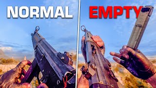 Black Ops 6  Normal vs Empty Weapon Inspects [upl. by Ytissahc]