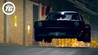 Ken Block Drifts London – EXTENDED Directors Cut  Top Gear  BBC [upl. by Elkraps]