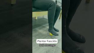 Plantar Fasciitis  Ball Massage chiropractor plantarfasciitisrelief plantarfascia [upl. by Ahsiekyt]