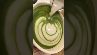 How to make Hot Matcha latte coconut milk [upl. by Carmela109]