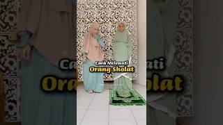 Lewatin Orang Sholat tuh gini belajarislam salat sholat lucu [upl. by Reed281]