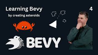 Learning Bevy by creating Asteroids day 1 part 4 [upl. by Trebuh]