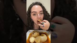 Boiled onion mukbangeating food mukbang asmrshorts [upl. by Lalita]