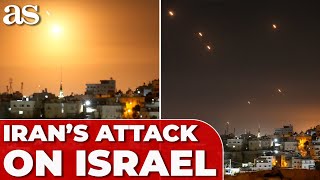 TEL AVIV  First footage of IRAN 200MISSILE air ATTACK on ISRAEL  TEL AVIV at RISK  LIVE [upl. by Asilram]