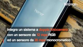 Anteprima Honor 9 caratteristiche tecniche e prezzo in Italia [upl. by Haggi56]