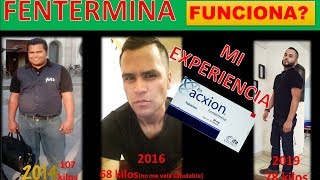 FENTERMINA FUNCIONA MI EXPERIENCIA CON ACXION [upl. by Aillicirp]