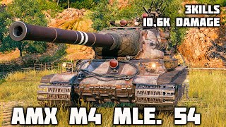 AMX M4 mle 54 WoT – 3Kills 106K Damage [upl. by Helge]