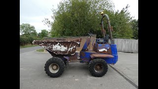 THWAITES MACH 273 SWIVEL 3 TONNE DUMPER WALKROUND VIDEO [upl. by Raffin]