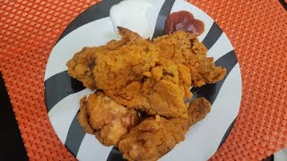 Easy Broasted ChickenRecipe Malayalam [upl. by Atirahs]