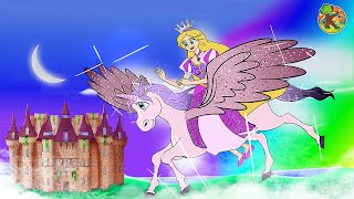 La Principessa Raperonzolo  LUnicorno 👸🦄  Fiabe e Storie  KONDOSAN [upl. by Onivla]