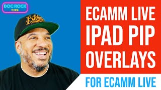 Ecamm Live PIP Overlay Setup for iPad Telestrator [upl. by Oppen]