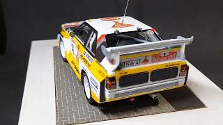 124 scale Beemax Audi Quattro Sport S1E2 [upl. by Akiras]