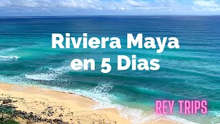 ✅¿Que hacer en Cancun 🔴Guia COMPLETA 🔴5 Dias en la Riviera Maya  Rey Trips👑 [upl. by Millan]