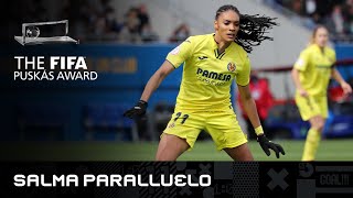 Salma Paralluelo Goal vs Barcelona  FIFA Puskas Award 2022 Nominee [upl. by Damicke]