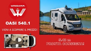 Wingamm Oasi 5401 il camper piú piccolo ma con tanto spazio vivibile PRONTA CONSEGNA [upl. by Seagraves]